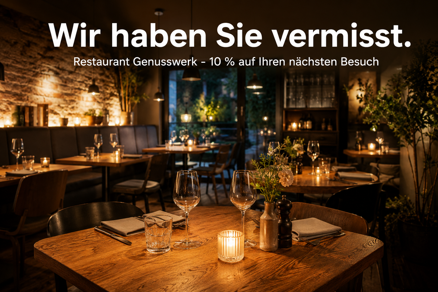 Postkarten-Motiv Bestandskunden-Reaktivierung